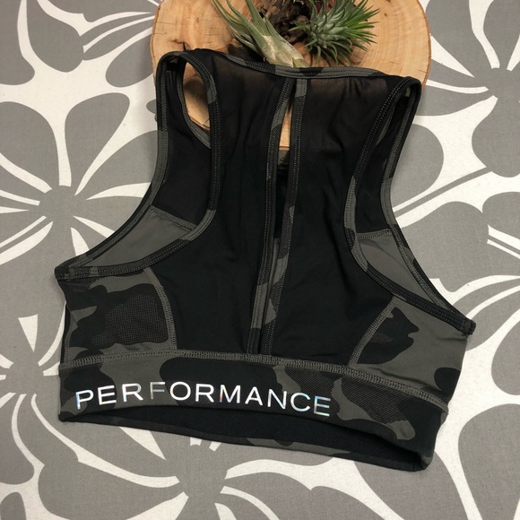 Calvin Klein Performance camo mesh bra - Picture 4 of 5